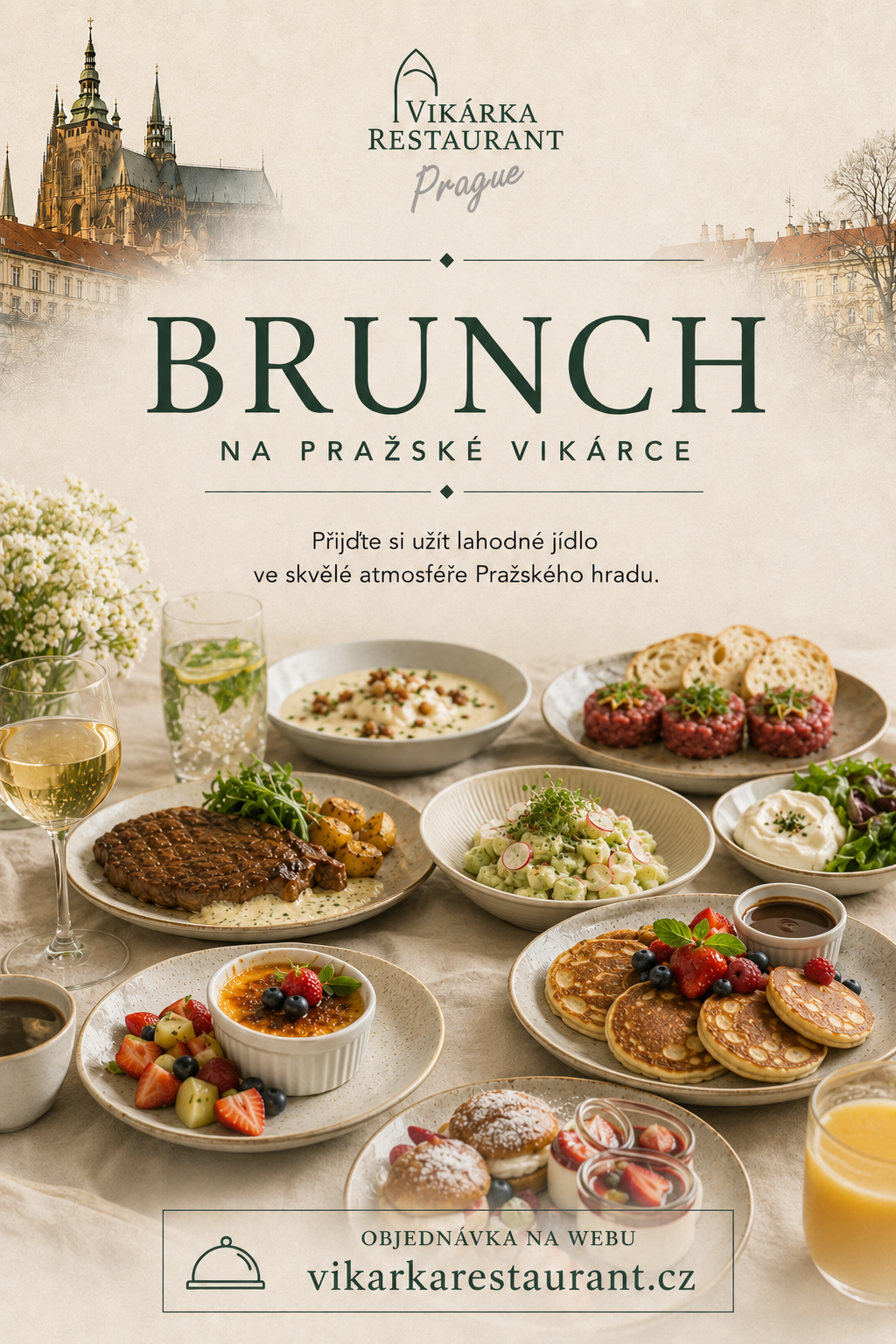 Brunch na Pražské Vikárce